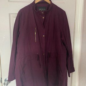 Forever 21+ Draw String Jacket 2X